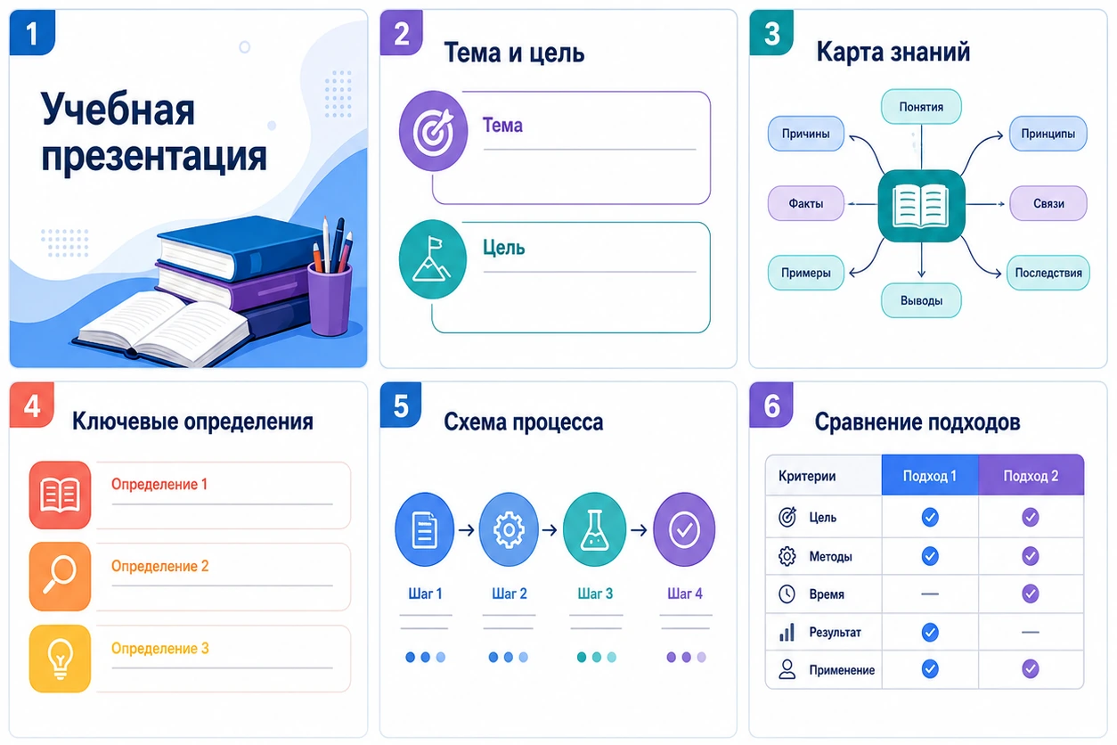 Пример презентации в Gamma