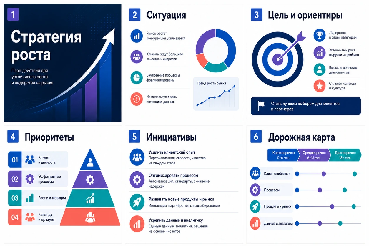 Пример презентации в Gamma