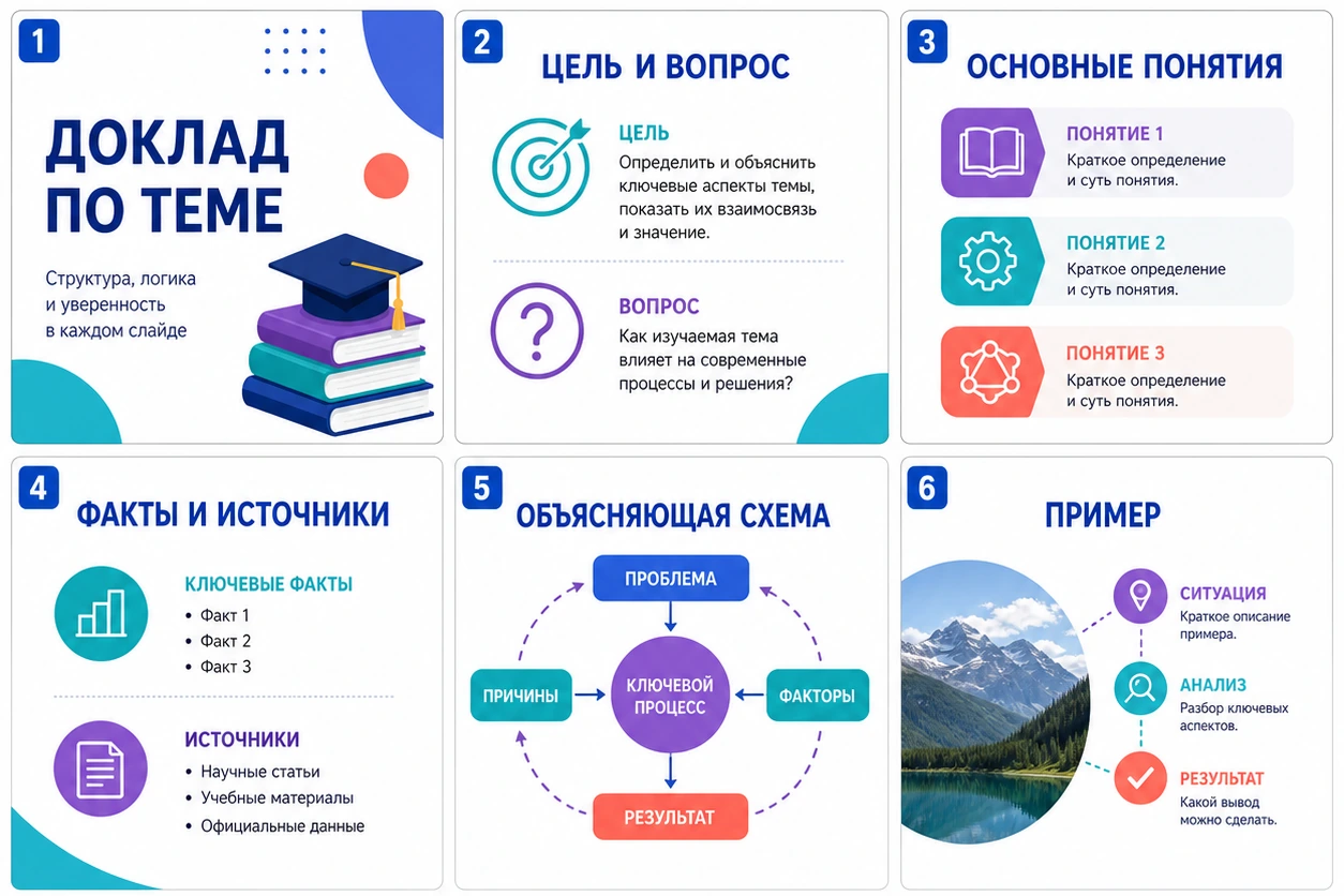 Пример презентации в Gamma